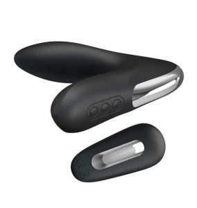 MR PLAY - NASREDDIN Inflatable Vibrating Anal Massager (Chargeable - Black)